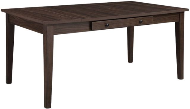 Crown Mark Wagner Brown Dining Table with Storage-0