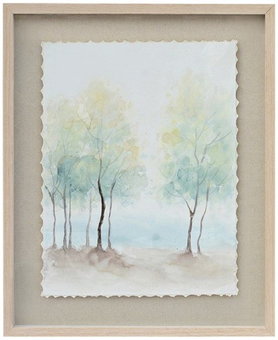 Crestview Collection Pastel Forest 4-Piece Wall Art Set-3