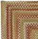 Capel Rugs Homecoming Evergreen 24" x 36" Concentric Rectangle Throw Rug-1