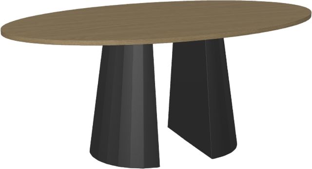 Amisco Customizable Gemma Thermo Fused Laminate 72" Dining Table-0
