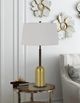 Cal® Lighting & Accessories Rimini Antique Brass/Black Desk Lamp-1