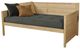 Kodiak Furniture Linen Charcoal 8" Coil Hinged Innerspring Twin Mattress -1