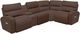 La-Z-Boy® Maddox Chestnut Reclining Sectional with Custom Layout Options-0