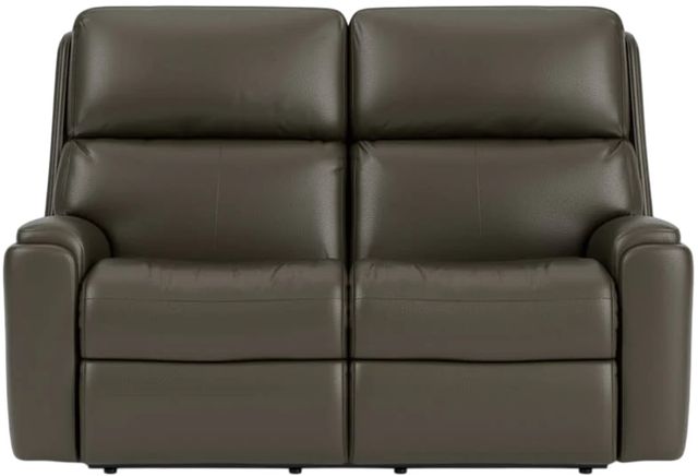 Flexsteel® Customizable Rio Leather Manual Reclining Loveseat -2