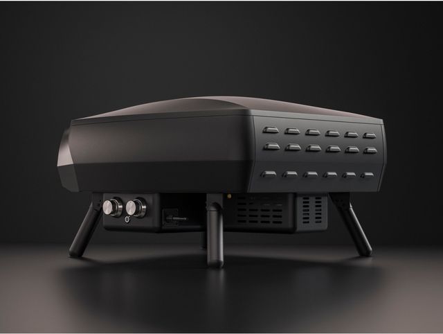 Witt ETNA Rotante 16" Matte Black Rotating Pizza Oven-1