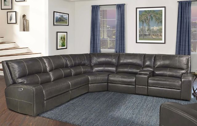 Parker House® Swift 6-Piece Twilight Power Reclining Sectional with Power Headrest-2