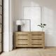 Riverside Furniture Davie Pale Oak 6-Drawer Dresser-5