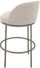 International Furniture Direct Snow Blacksmithing Brown/Ivory 24" Counter Stool-2
