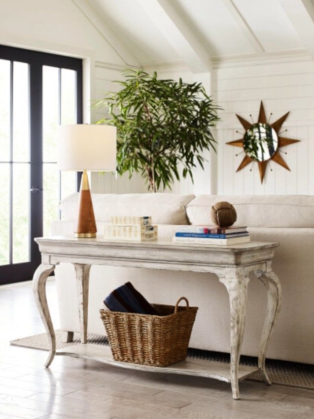 Kincaid® Selwyn Kelsey Cottage White Sofa Table-2