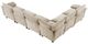 Homelegance® Dublin 6-Piece Taupe Modular Sectional-4