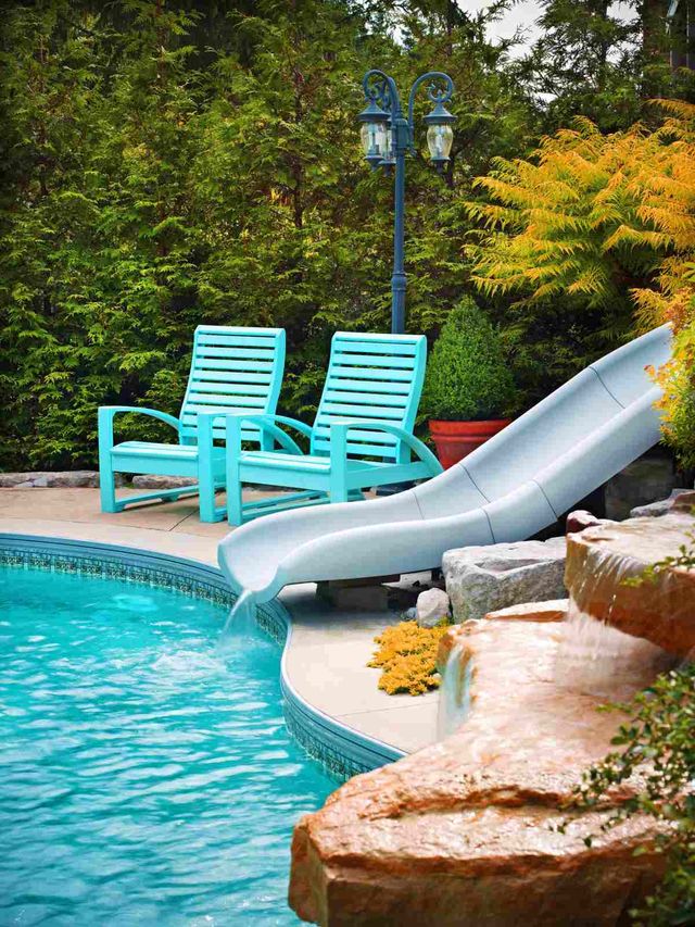 C R Plastics St. Tropez Turquoise Lounge Chair-1