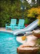 C R Plastics St. Tropez Turquoise Lounge Chair-1