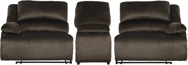 Signature Design by Ashley® Clonmel 3-Piece Chocolate Power Reclining Sectional-1