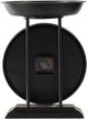 A & B Home Black Table Clock-3