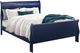 Global Furniture USA Charlie 4-Piece Blue Queen Panel Bedroom Set-1