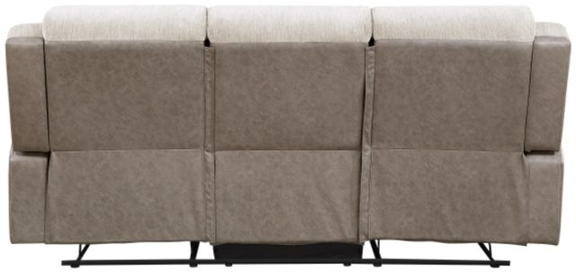 Homelegance® Harriette Beige Double Manual Reclining Sofa-3