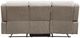 Homelegance® Harriette Beige Double Manual Reclining Sofa-3