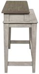 Liberty Furniture Heartland Tobacco Console Bar Table with Antique White Base-3