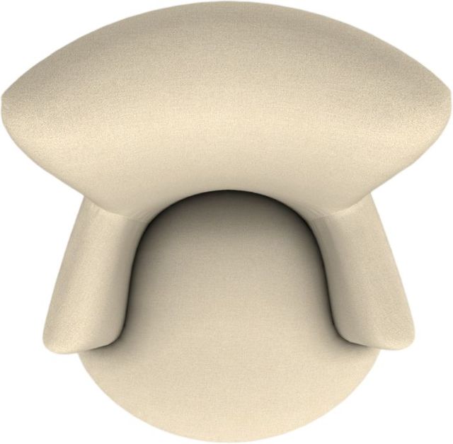 Best® Home Furnishings Customizable Justine Swivel Chair with Honey Birch Legs-4