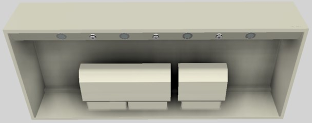 Vent-A-Hood® 60" Biscuit Wall Mounted Range Hood-3