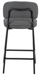 New Classic® Home Furnishings Blythe Black/Gray Counter Stool-5