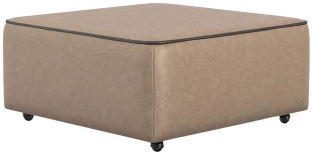 Catnapper® Nico Khaki Castered Cocktail Ottoman