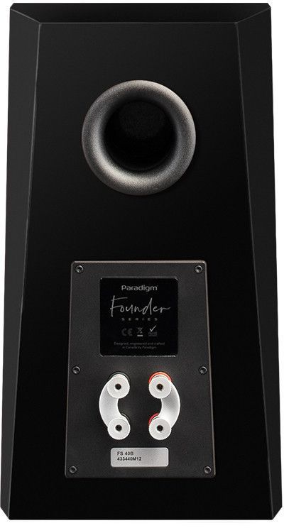 Paradigm® Founder Series Piano Black Bookshelf Speaker-6