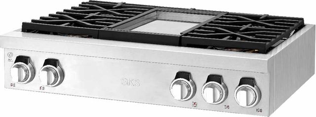 SKS 36" Stainless Steel Natural Gas Rangetop-2