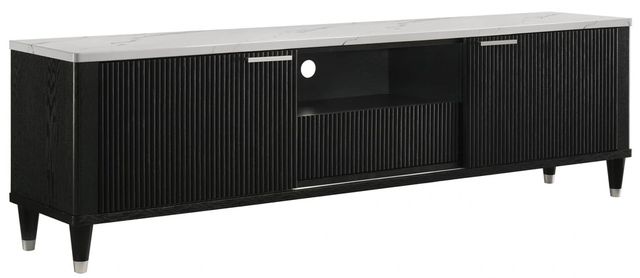 Crown Mark Britany Black/White TV Stand-0