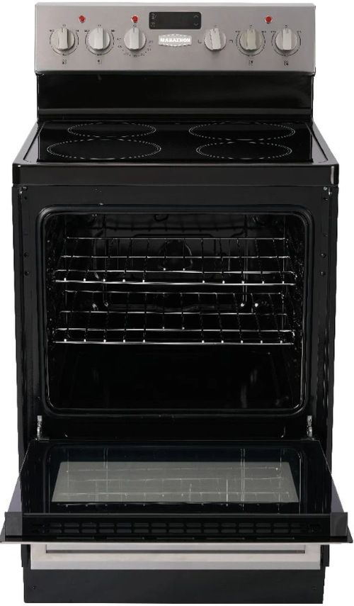 Marathon® 24" Stainless Steel Freestanding Electric Range-1