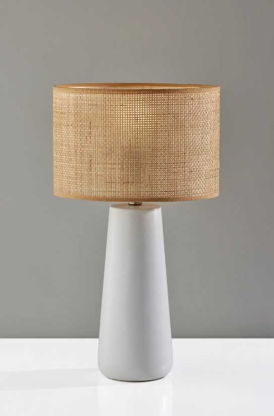 Adesso® Sheffield White Table Lamp-1