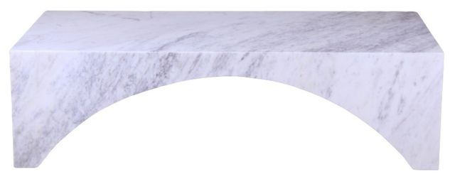 Meridian Furniture Palermo White Marble Coffee Table-1