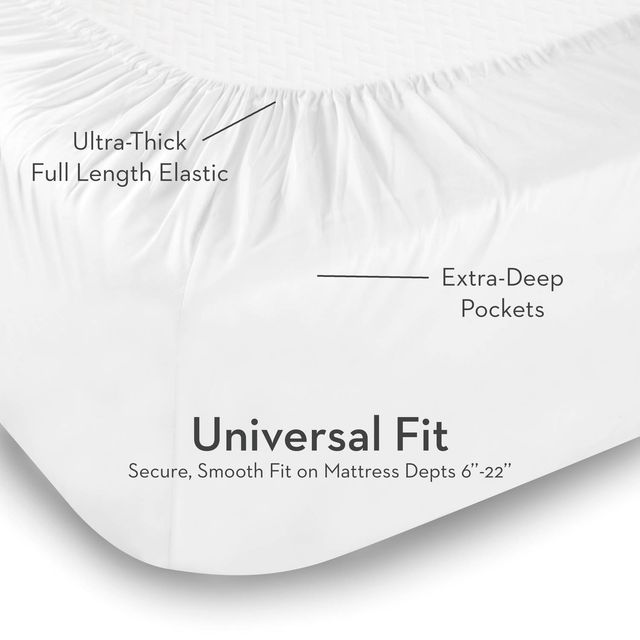 Malouf® Woven™ Supima® Premium Cotton Flax Queen Sheet Set-4