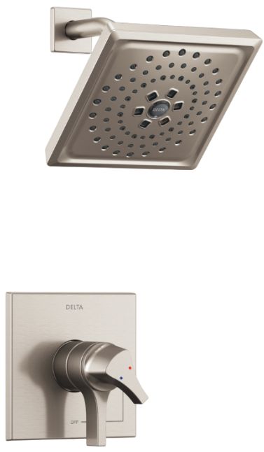 Delta Zura® Monitor® 17 Series Stainless H2Okinetic® Shower Trim-0