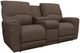 La-Z-Boy® Cassian Mocha Manual Reclining Loveseat with Console-0