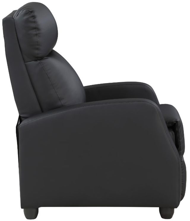 Homelegance® Greenfield Black Push Back Reclining Chair-3