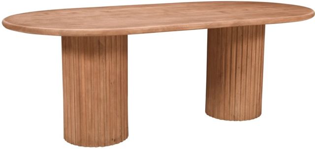 Jofran Inc. Breck/SVEN 7-Piece Brown/Forest Dining Table Set-1