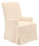 Synergy® Nomad Snow Slipcover Pearl Dining Arm Chair-2