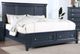 Furniture of America® Manzanillo Slate Blue Queen Panel Bed-0