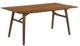Armen Living Channell Walnut Rectangular Dining Table-0