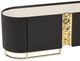 Michael Amini® Lisbon Silken Matte Black Media Cabinet-5