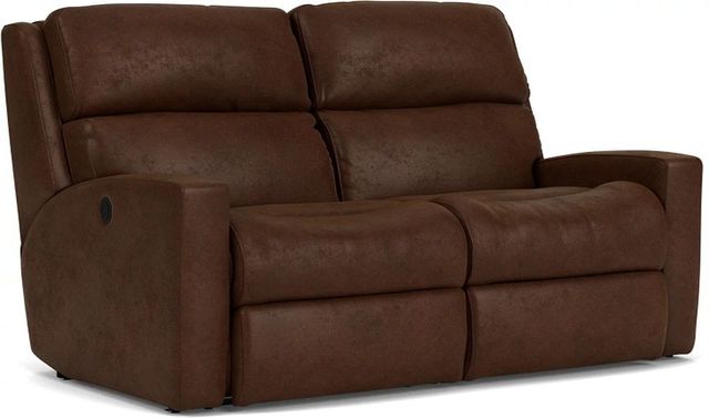 Flexsteel® Catalina Brown Sable Reclining Loveseat-0