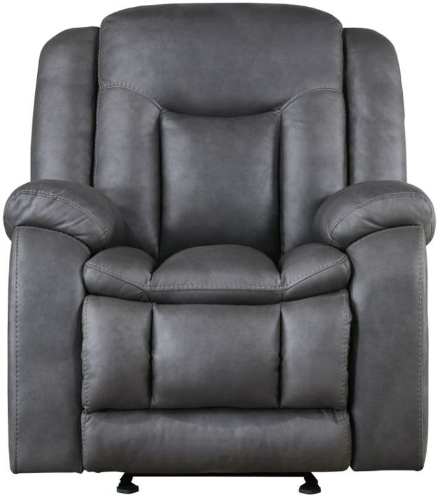 New Classic® Home Furnishings Morello Gray Power Glider Recliner-2