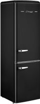 Unique® Appliances Classic Retro 22" 8.7 Cu. Ft. Midnight Black Counter Depth Bottom Freezer Refrigerator-3