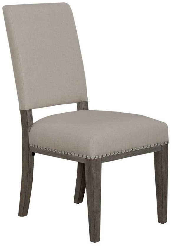 Liberty Furniture Westfield 5-Piece Havana Brown/Sand Round Pedestal Dining Set-3
