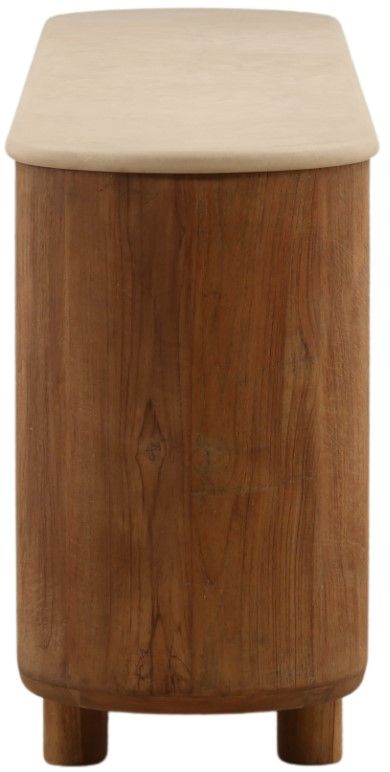 Dovetail Furniture Oriel Brown/Sand Sideboard-2