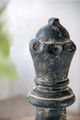 A & B Home Black Magnesia Finial Decorative Object-5
