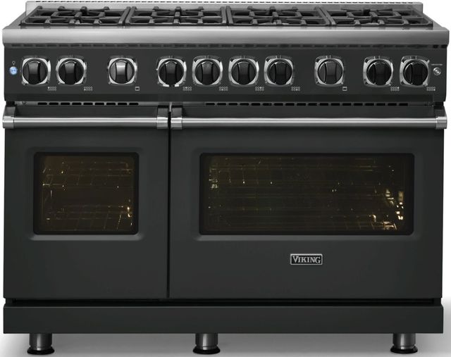 Viking® 7 Series 48'' Antique Bronze Pro Style Gas Range-2