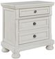 Signature Design by Ashley® Robbinsdale 4-Piece Antique White Queen Bedroom Set-3