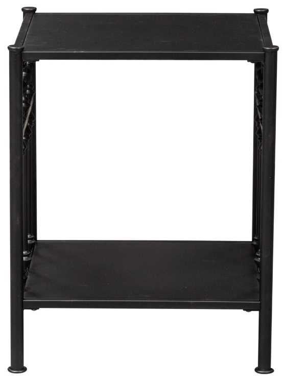 Liberty Furniture Vintage Black Open Nightstand-2